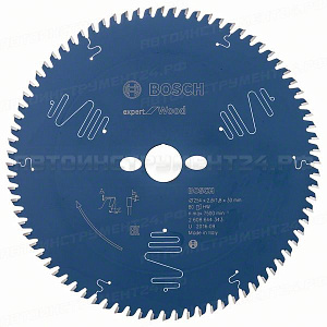 Пильный диск Expert for Wood 254x30x2.6/1.8x80 T, 2608644343
